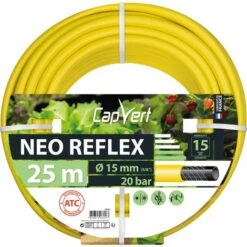 Acheter 🎉 CAPVERT Tuyau D'arrosage Néo Reflex Cap Vert - Diamètre 15 Mm - Longueur 25 M 🧨
