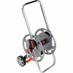 Meilleur prix 🔔 Dévidoir D'arrosage Aluminium Spool Sur Roues Capvert - Poignée Réglable ⭐