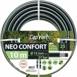 Meilleur prix 👍 CAPVERT Tuyau D'arrosage Néo Confort Cap Vert - Diamètre 15 Mm - Longueur 10 M 👍