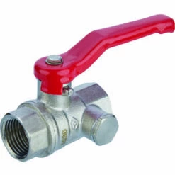 Le moins cher 🌟 CAPVERT Vanne à Sphère Femelle / Femelle à Purge Cap Vert - Filetage 15 X 21 Mm ❤️